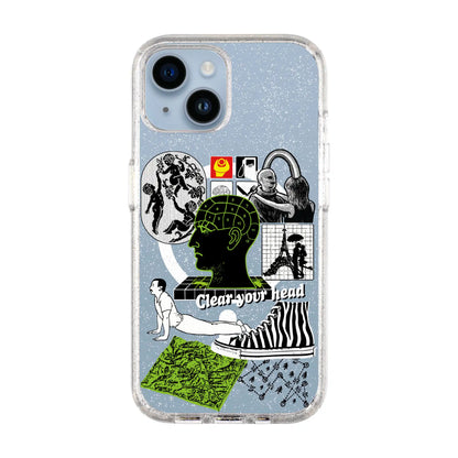 CLEAR YOUR HEAD-iPhone 14 Shiny Kılıf MagSafe Özellikli