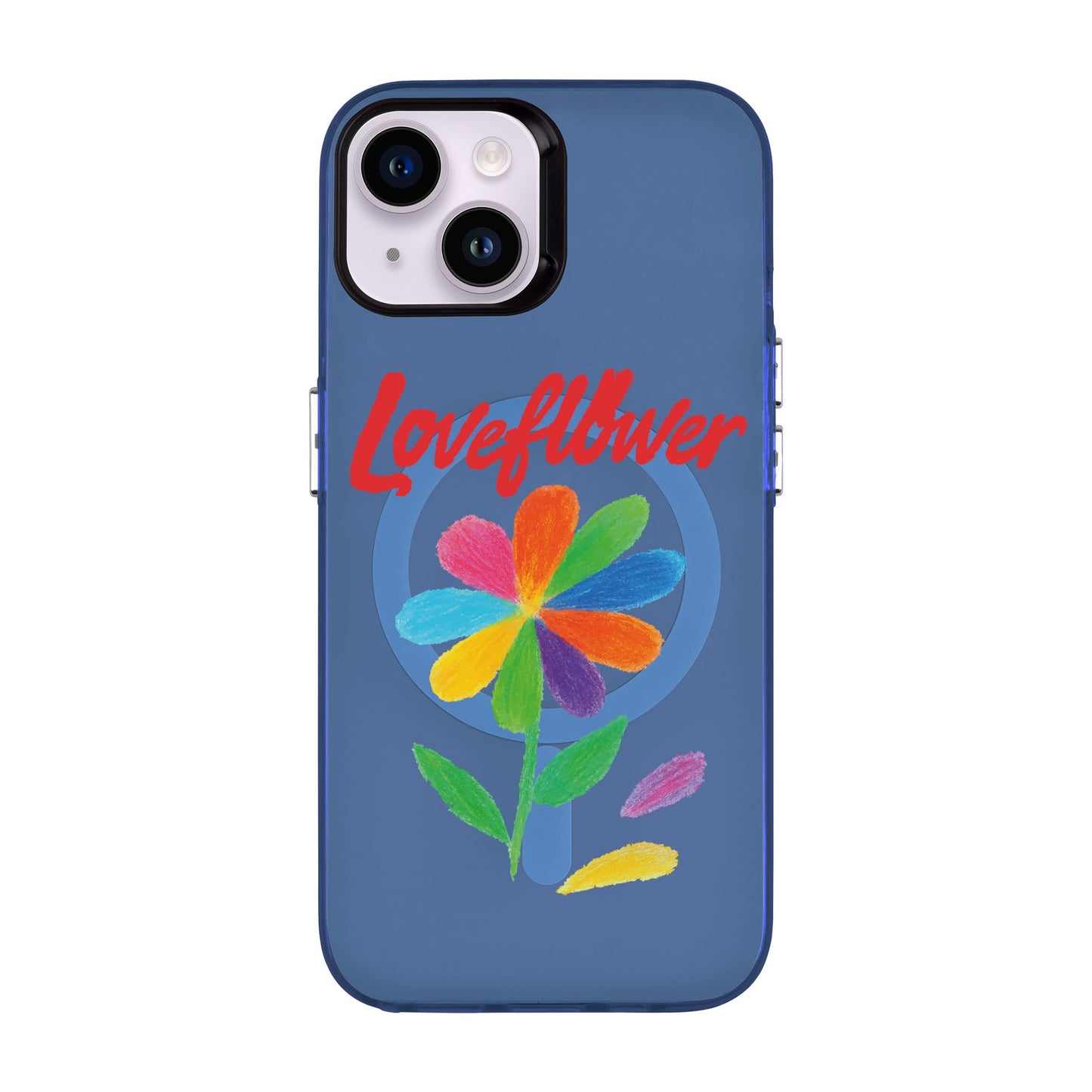 LOVE FLOWER-iPhone 14 Hold Kılıf MagSafe Özellikli