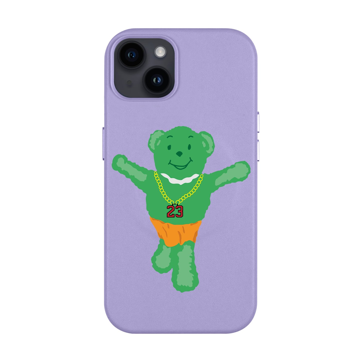 GREEN BEAR-iPhone 14 Plus Leather Kılıf MagSafe Özellikli