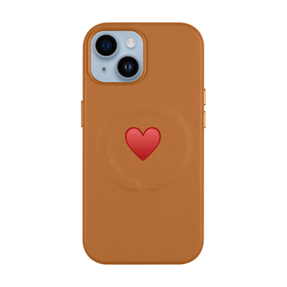 SPREAD HEART-Leather Kılıf MagSafe Özellikli - iPhone 11