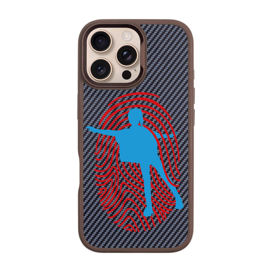 FINGERMARK-iPhone 16 Pro Max Plaid Kılıf MagSafe Özellikli