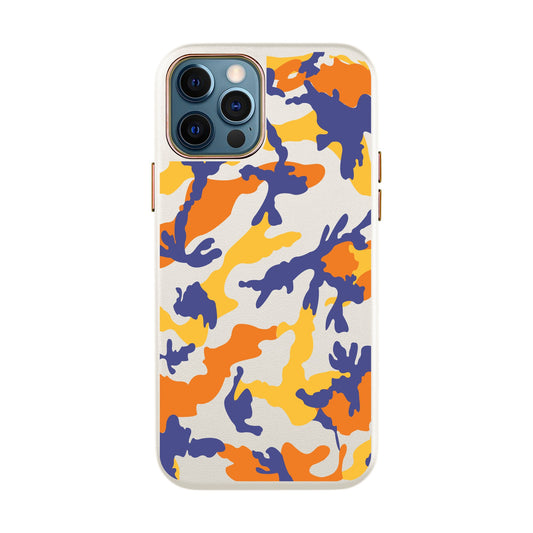 CAMOUFLAGE-iPhone 12 Pro Max Leather Kılıf