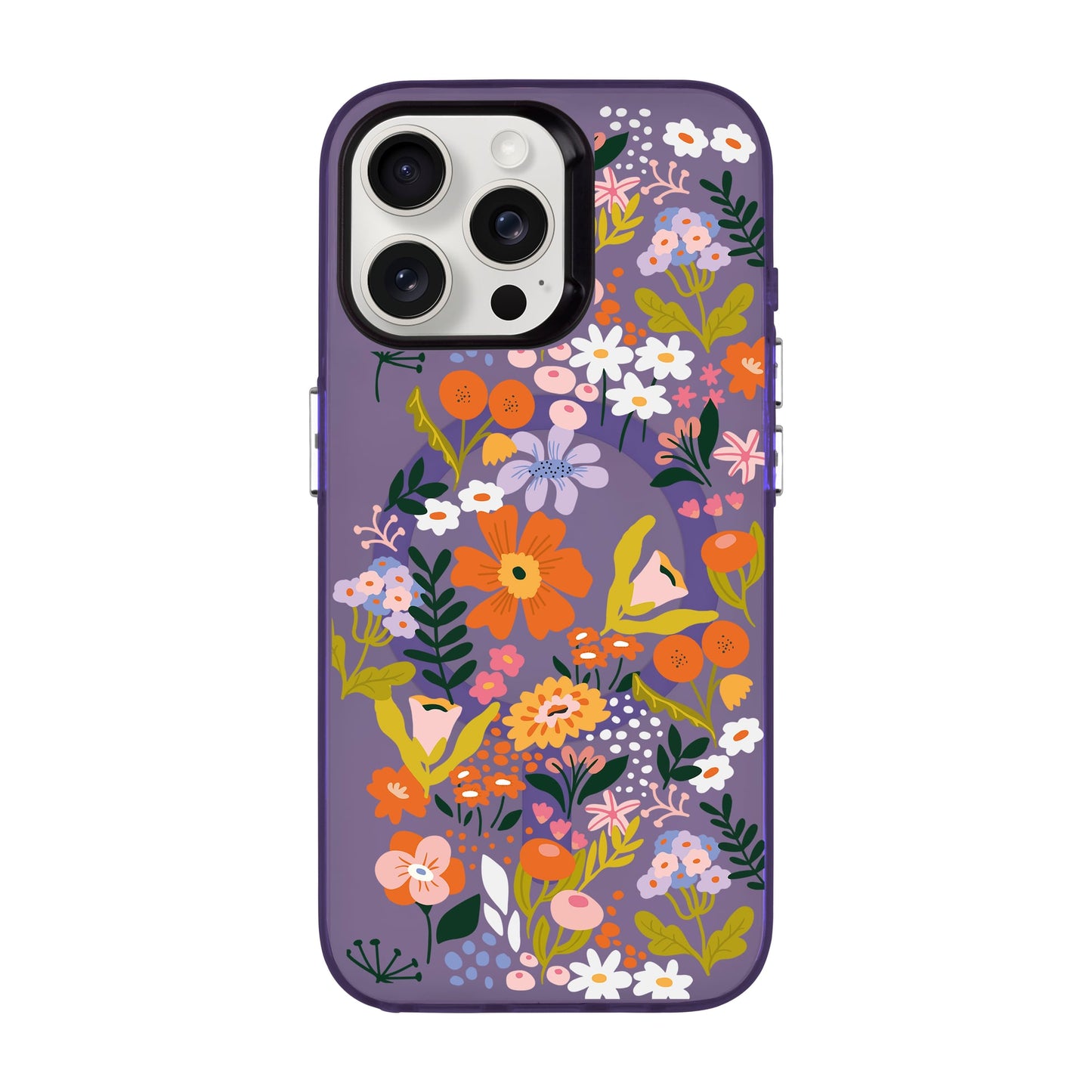 FLOWER-iPhone 13 Pro Max Hold Kılıf MagSafe Özellikli