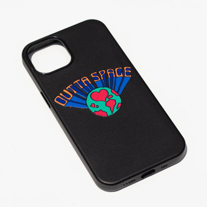 SPACE-iPhone 13 Pro Leather Kılıf