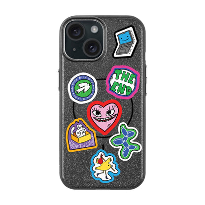 TŌTEN STICKERZ-iPhone 15 Plus Radiant Kılıf MagSafe Özellikli