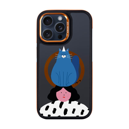 NAUGHTY CAT-iPhone 15 Pro Max Dark Kılıf MagSafe Özellikli