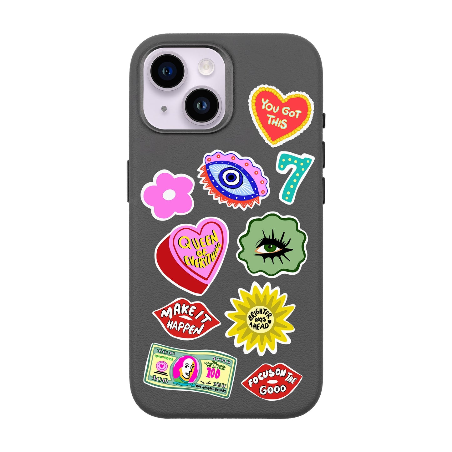 HM STICKERS-iPhone 13 Leather Premium Kılıf MagSafe Özellikli