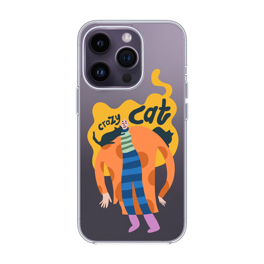 CRAZY CAT-iPhone 14 Pro Solid Kılıf