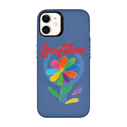 LOVE FLOWER-iPhone 11 Hold Kılıf MagSafe Özellikli