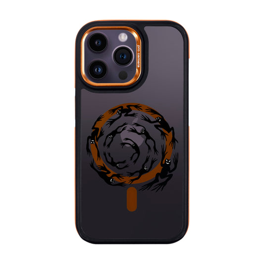 SWIRLING FROGS-iPhone 14 Pro Max Dark Kılıf MagSafe Özellikli
