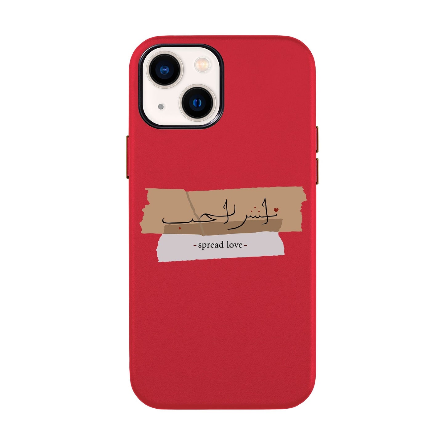 SPREAD LOVE-iPhone 14 Leather Kılıf