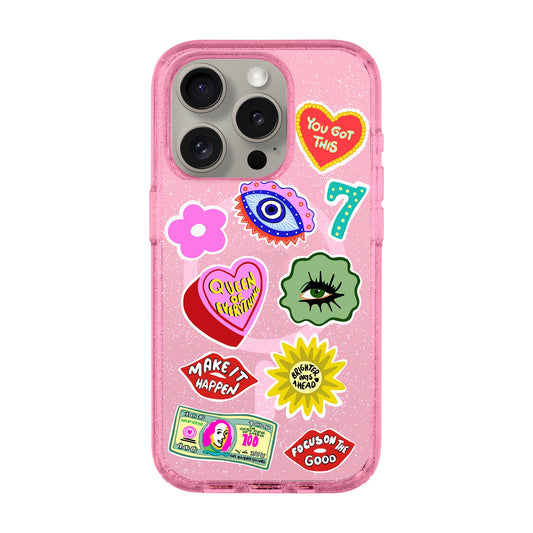 HM STICKERS-iPhone 15 Pro Shiny Kılıf MagSafe Özellikli