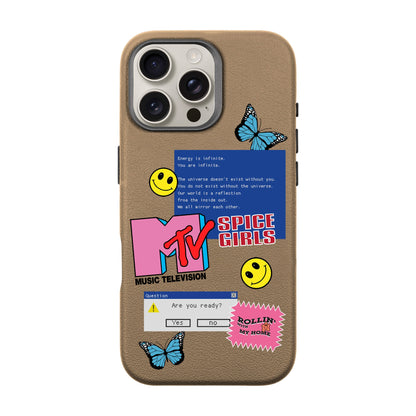 ARE YOU READY-iPhone 16 Pro Max Leather Premium Kılıf MagSafe Özellikli