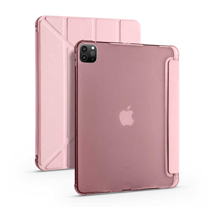 Apple iPad Pro 12.9 inç 2022 M2-Trigon Folding Kalemlikli Standlı Kılıf