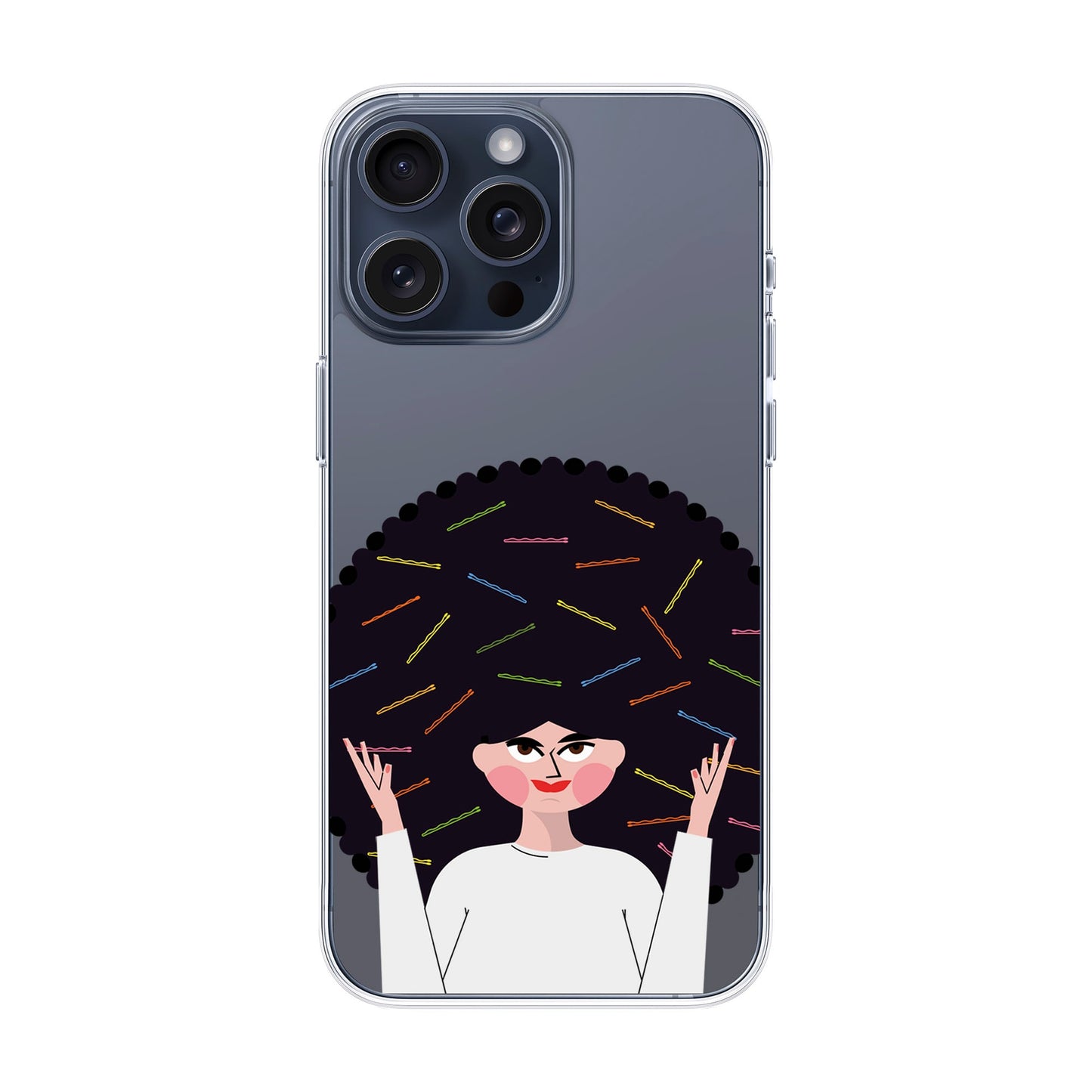 TANGLES OF HAPPINESS-iPhone 15 Pro Max Solid Kılıf