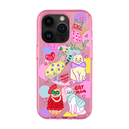 CAT MOM-iPhone 14 Pro Shiny Kılıf MagSafe Özellikli
