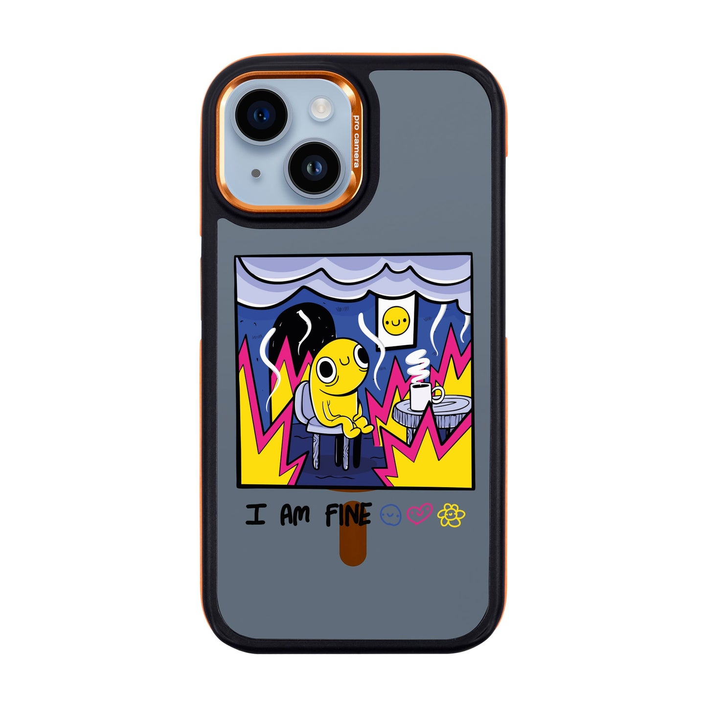 I AM FINE-Dark Kılıf MagSafe Özellikli - iPhone 13