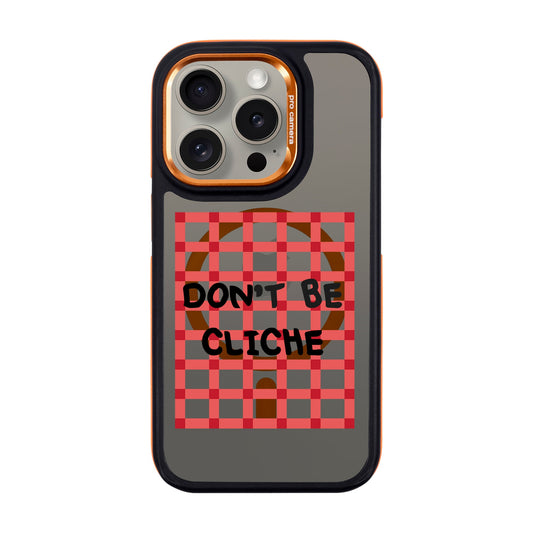 DON'T BE CLICHE-iPhone 15 Pro Dark Kılıf MagSafe Özellikli