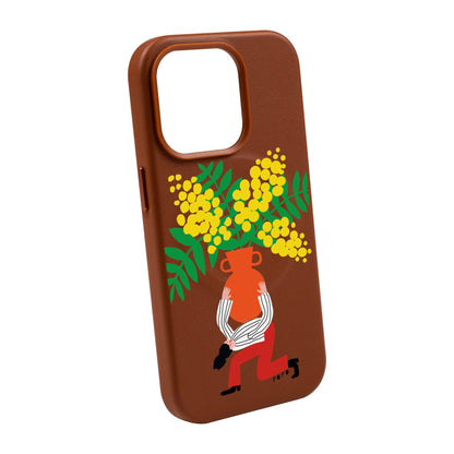 VASE-iPhone 14 Pro Max Leather Kılıf MagSafe Özellikli