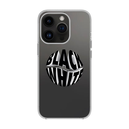 BLACK WHITE-iPhone 14 Pro Solid Kılıf