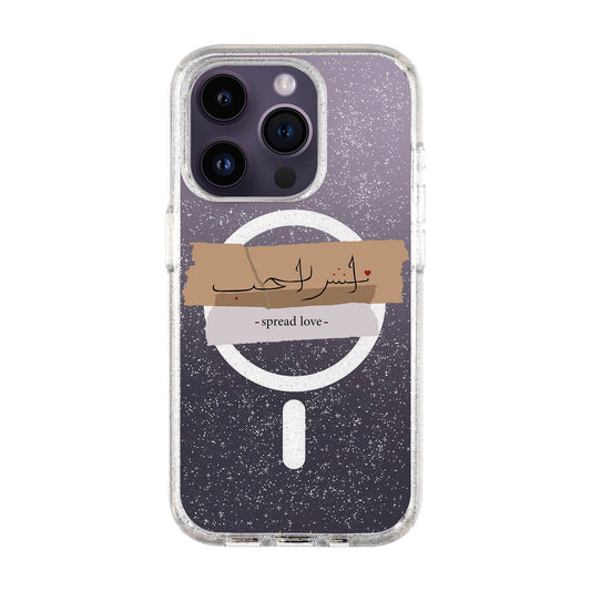 SPREAD LOVE-iPhone 14 Pro Shiny Kılıf MagSafe Özellikli