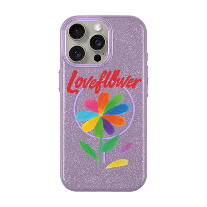 LOVE FLOWER-iPhone 15 Pro Max Radiant Kılıf MagSafe Özellikli