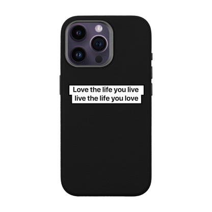LOVE THE LIFE-iPhone 14 Pro Max Leather Premium Kılıf MagSafe Özellikli