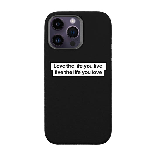 LOVE THE LIFE-iPhone 14 Pro Max Leather Premium Kılıf MagSafe Özellikli