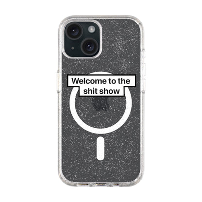 WELCOME-iPhone 14 Plus Shiny Kılıf MagSafe Özellikli