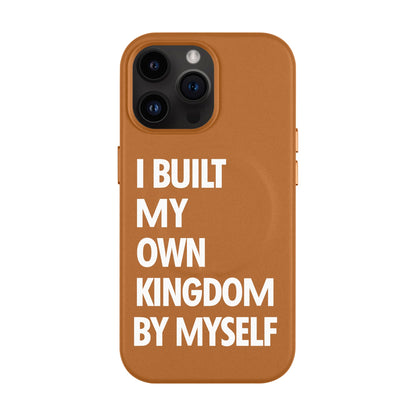 KINGDOM-iPhone 14 Pro Max Leather Kılıf MagSafe Özellikli