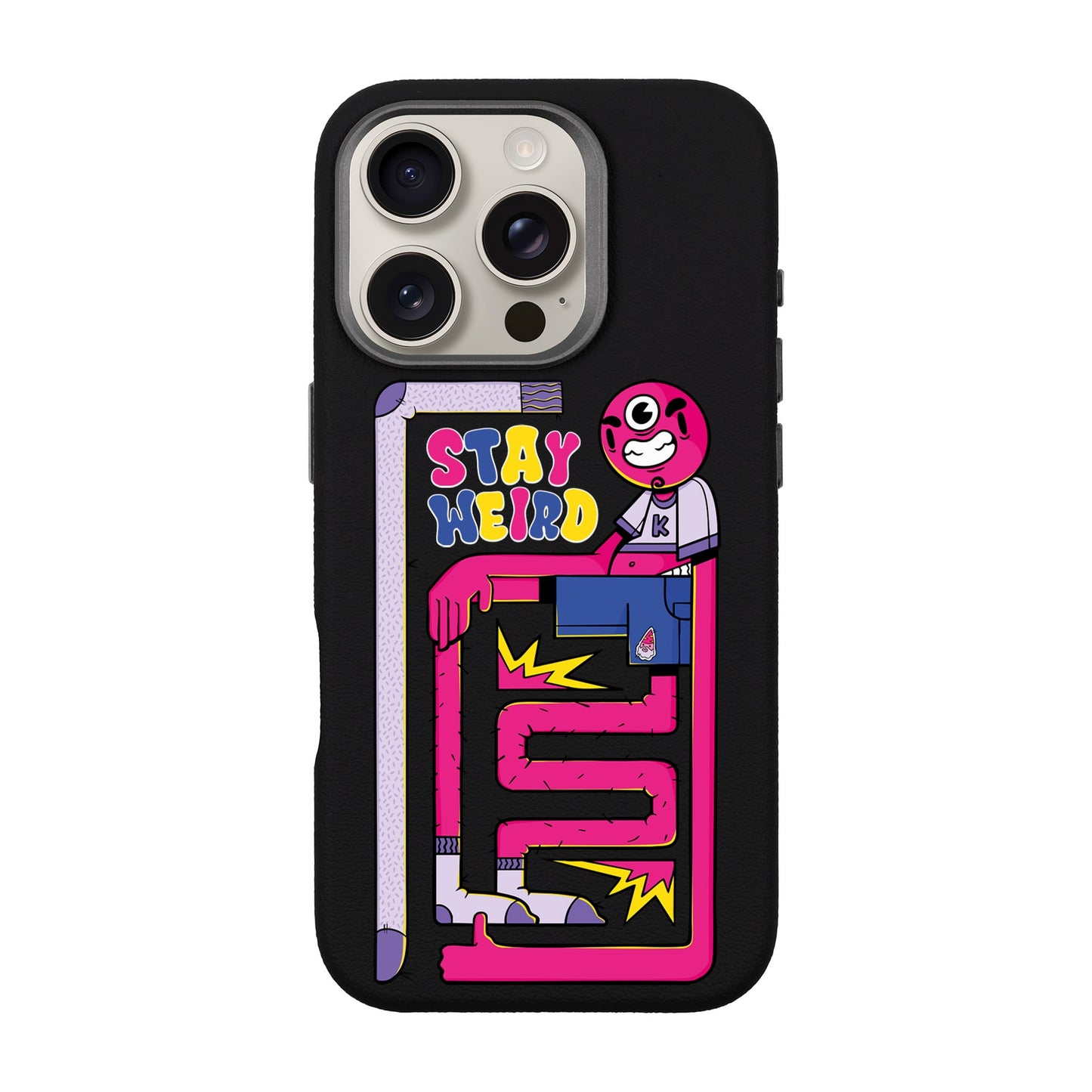 OG TOOTHY-iPhone 16 Pro Leather Premium Kılıf MagSafe Özellikli