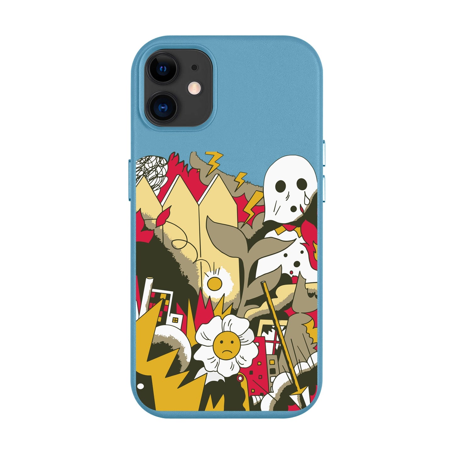 EVERYTHING IS BURNING-Leather Kılıf MagSafe Özellikli - iPhone 11