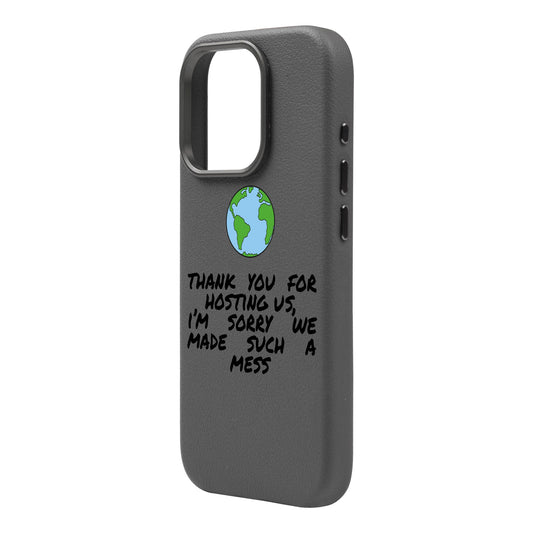 MESS-iPhone 16 Pro Max Leather Premium Kılıf MagSafe Özellikli