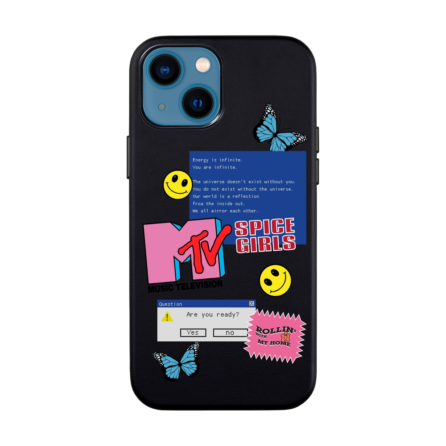 ARE YOU READY-iPhone 13 Mini Leather Kılıf