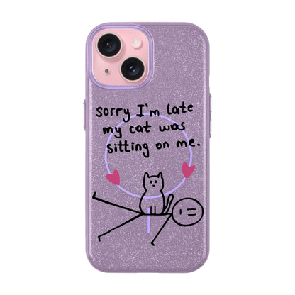 SORRY I'M LATE-iPhone 14 Plus Radiant Kılıf MagSafe Özellikli