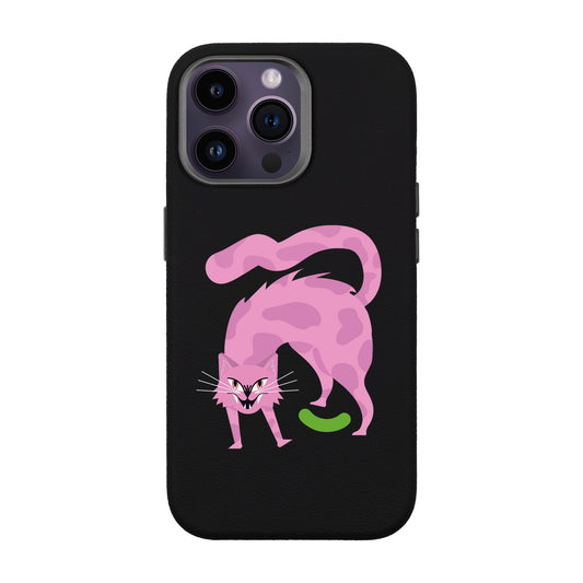 GRUMBLEPAWS-iPhone 14 Pro Max Leather Premium Kılıf MagSafe Özellikli
