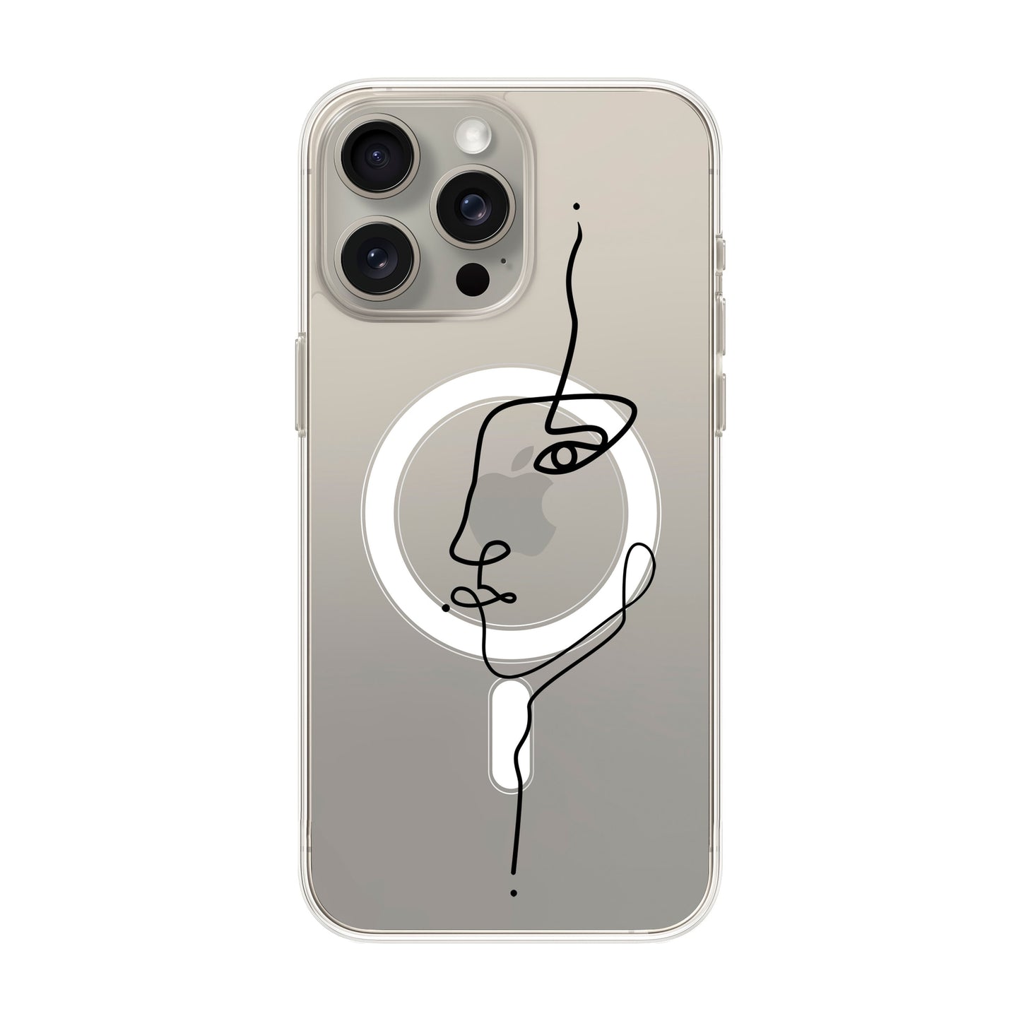 FACE-iPhone 15 Pro Max Solid Kılıf MagSafe Özellikli