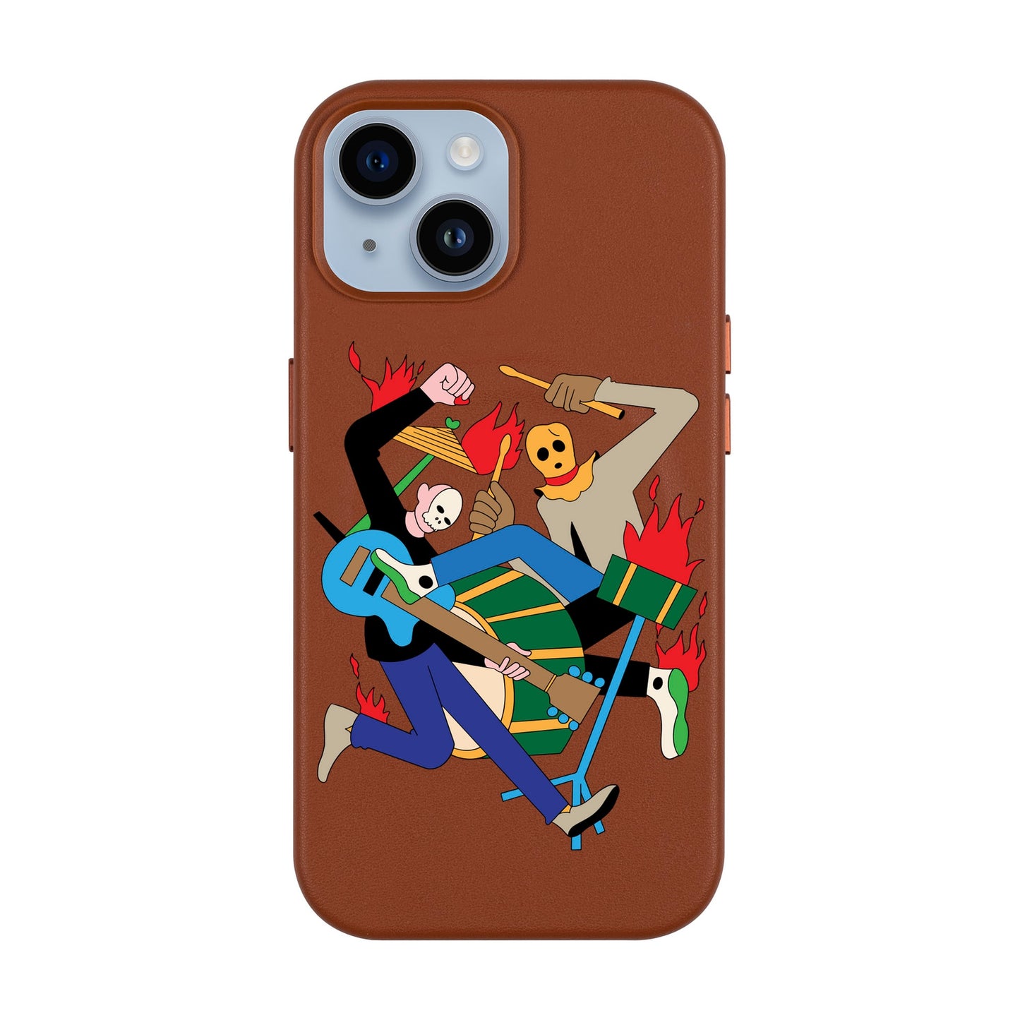 MONSTER MASH-Leather Kılıf MagSafe Özellikli - iPhone 13