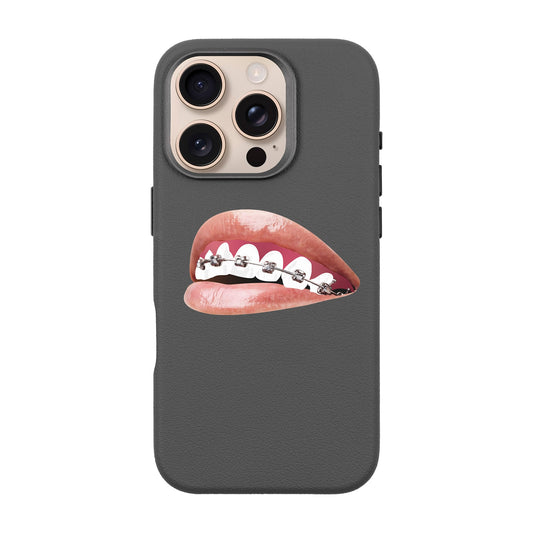 ORTHODONTIST-iPhone 16 Pro Leather Premium Kılıf MagSafe Özellikli