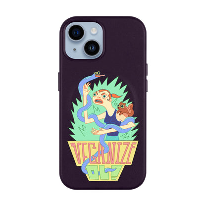 VEGANİZE-Leather Kılıf MagSafe Özellikli - iPhone 13