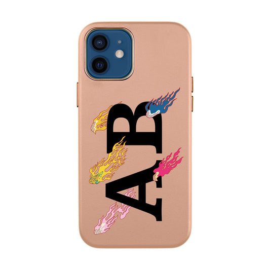 SHOOTİNG STAR KİŞİSELLEŞTİRİLMİŞ-iPhone 12 Mini Leather Kılıf