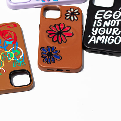 FLORIST-Leather Kılıf MagSafe Özellikli - iPhone 11