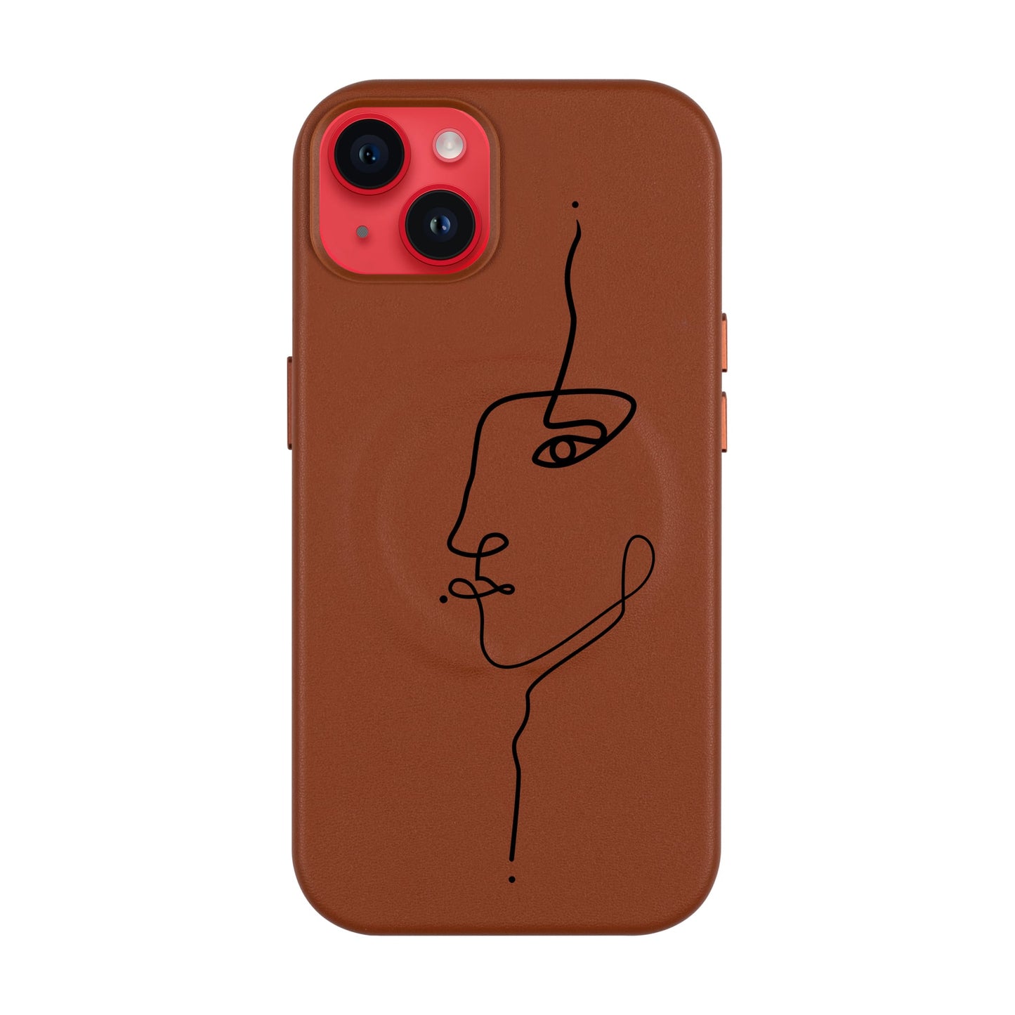 FACE-iPhone 14 Plus Leather Kılıf MagSafe Özellikli