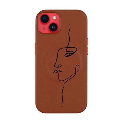 FACE-iPhone 14 Plus Leather Kılıf MagSafe Özellikli