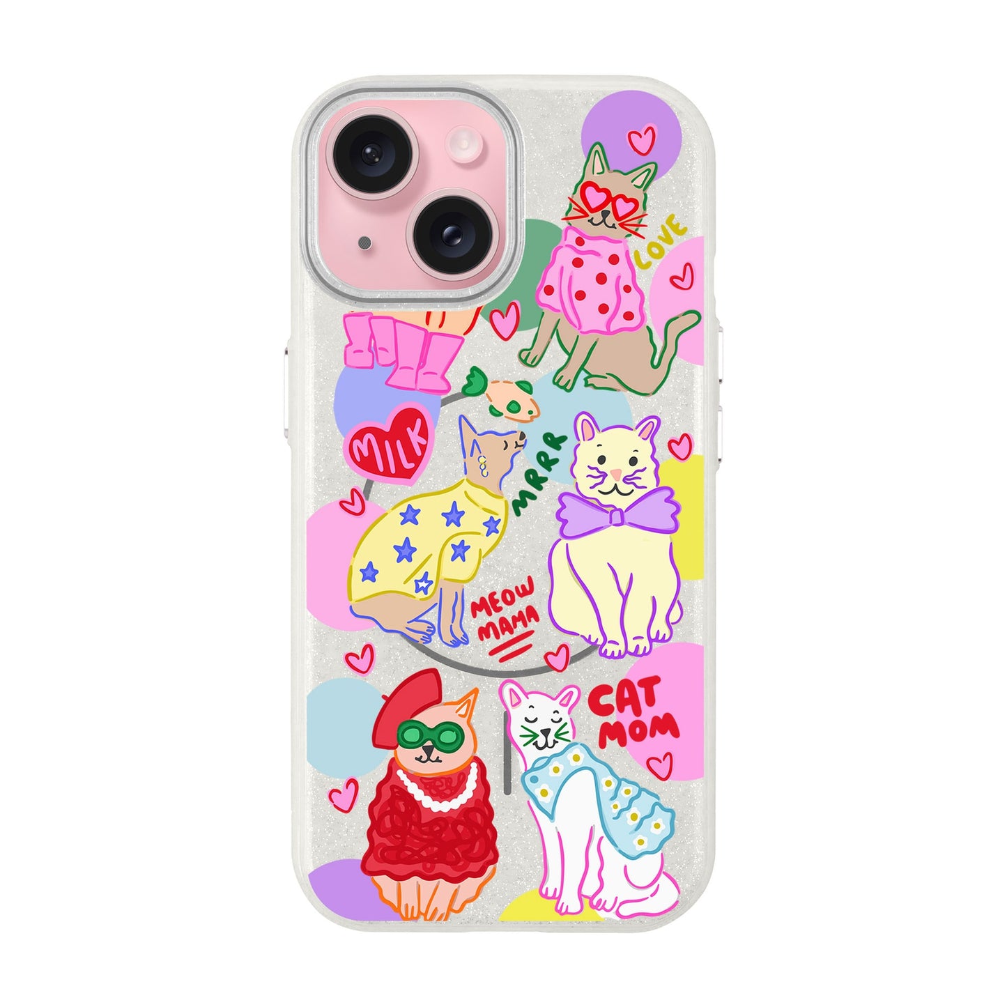 CAT MOM-iPhone 15 Plus Radiant Kılıf MagSafe Özellikli