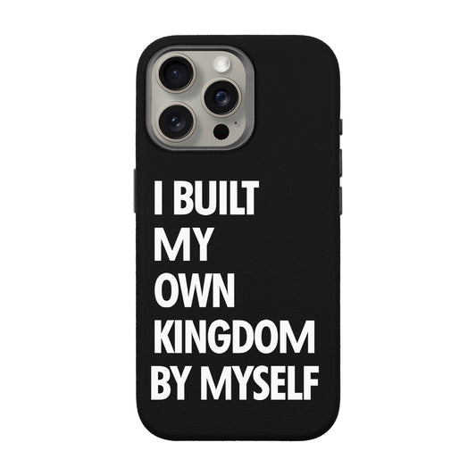 KINGDOM-iPhone 15 Pro Max Leather Premium Kılıf MagSafe Özellikli