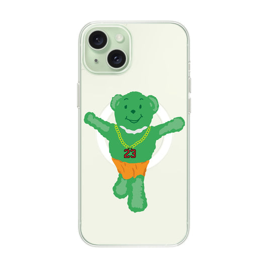 GREEN BEAR-iPhone 15 Plus Solid Kılıf MagSafe Özellikli