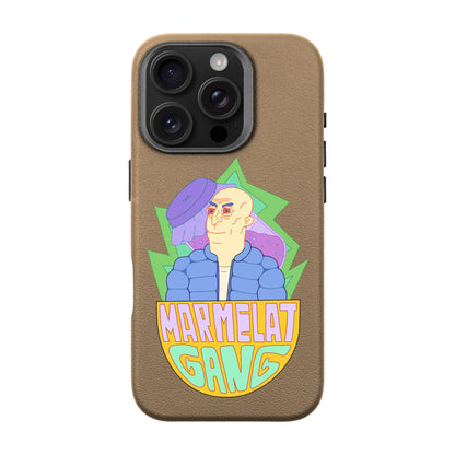 MARMELAT GANG-iPhone 16 Pro Leather Premium Kılıf MagSafe Özellikli