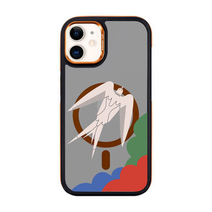 L’OISEAU LIBRE-iPhone 11 Dark Kılıf MagSafe Özellikli