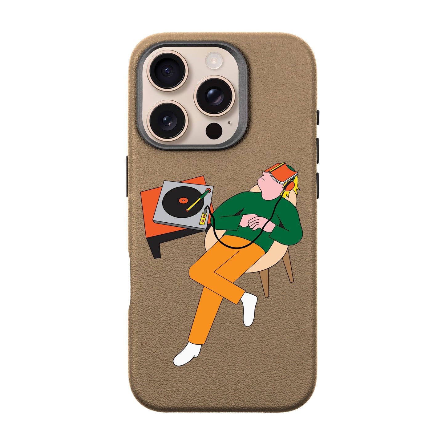 LAZY SUNDAY AFTERNOON-iPhone 16 Pro Leather Premium Kılıf MagSafe Özellikli